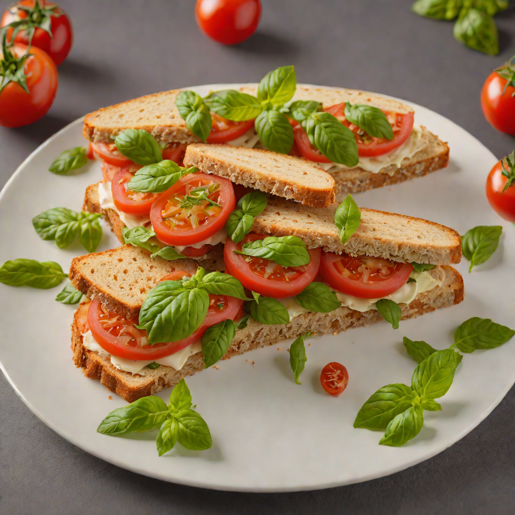 No-Cook Summer Tomato Basil Sandwich