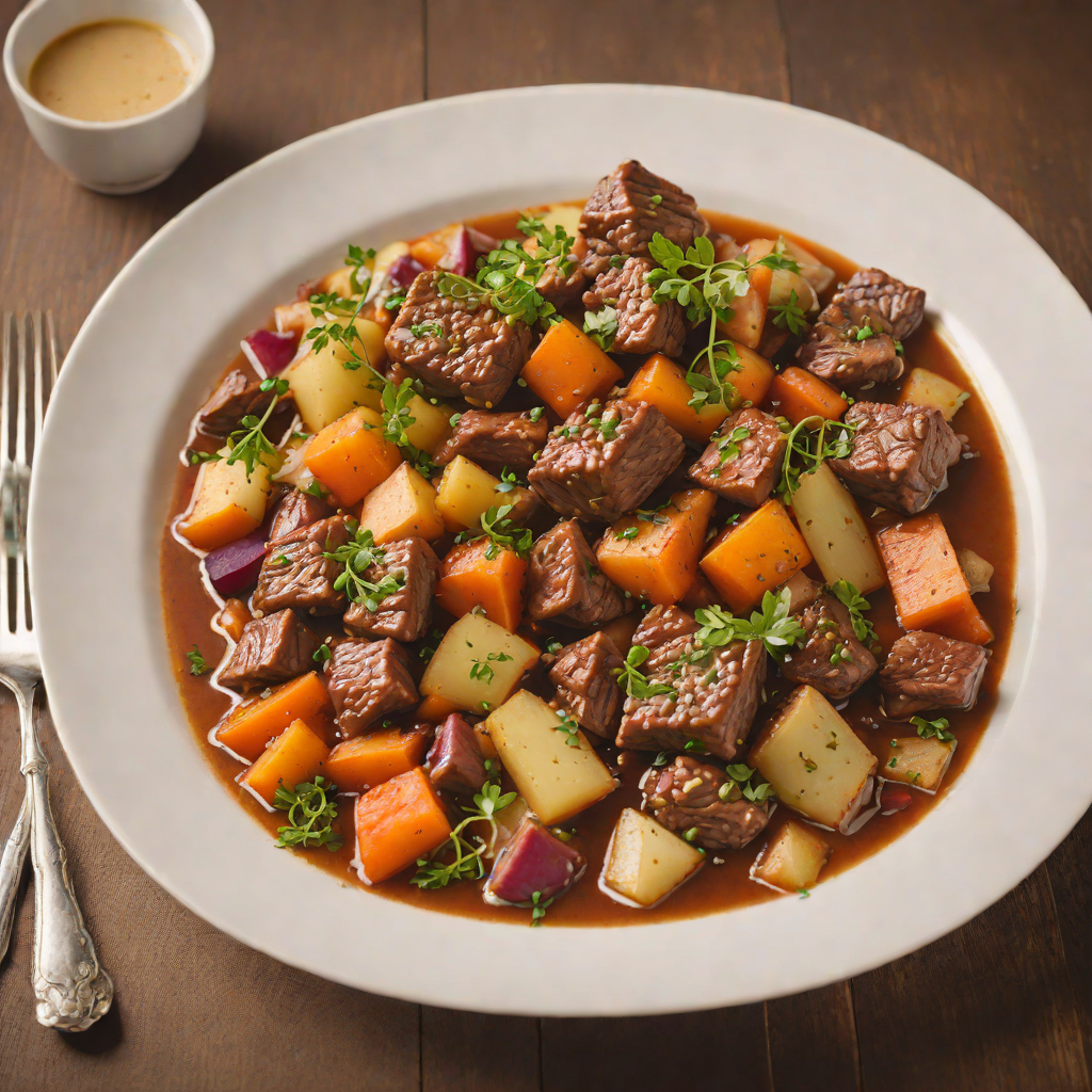 Rich Beef and Ale Stew with Root Vegetables