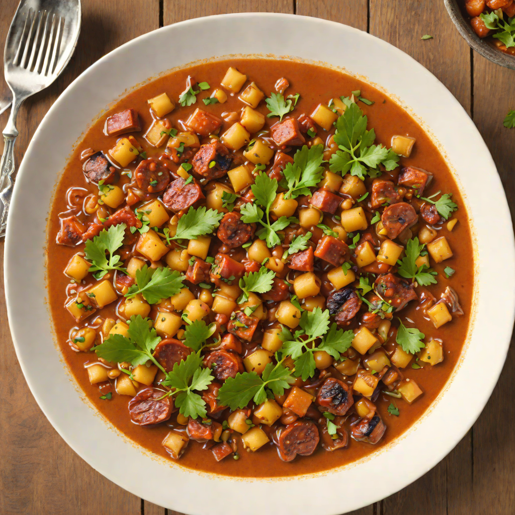 Sautéed Chorizo and Garbanzo Bean Stew