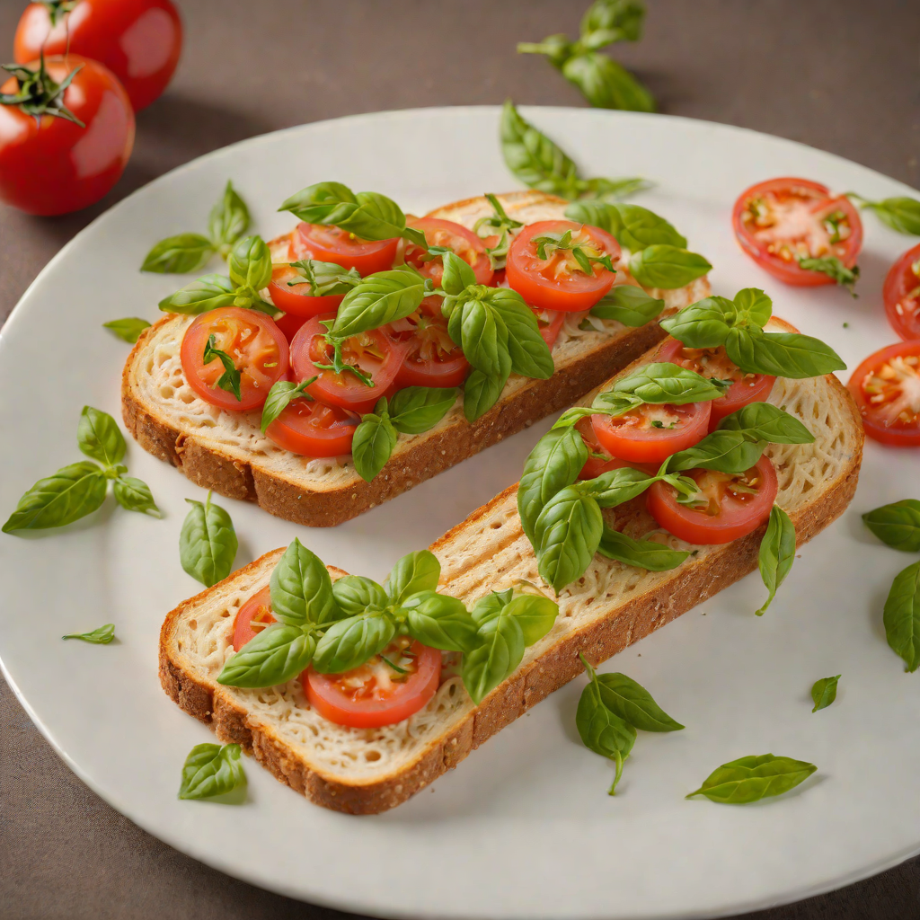 No-Cook Tomato and Basil Sandwich
