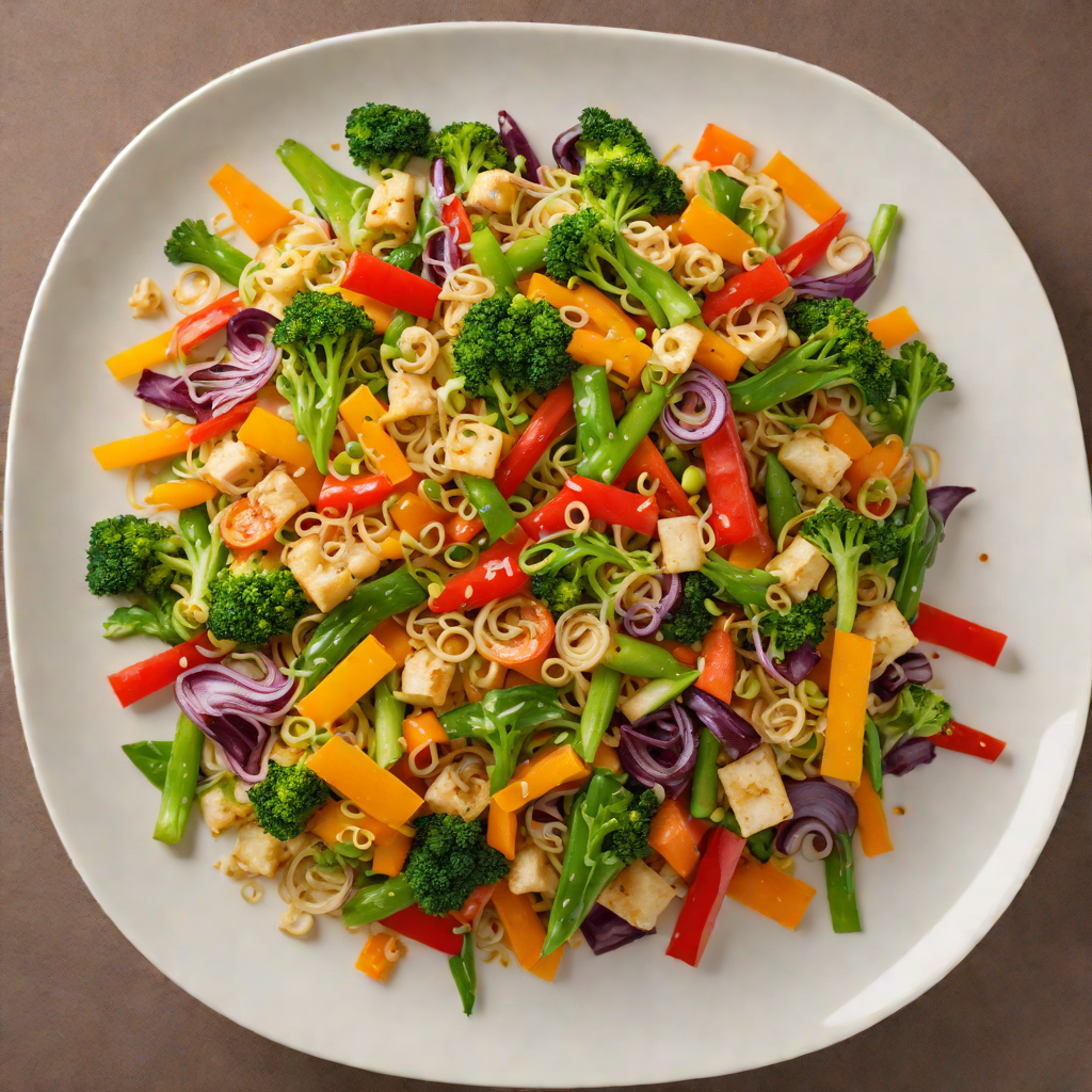 Stir-Fried PETG Resin-Inspired Vegetable Medley