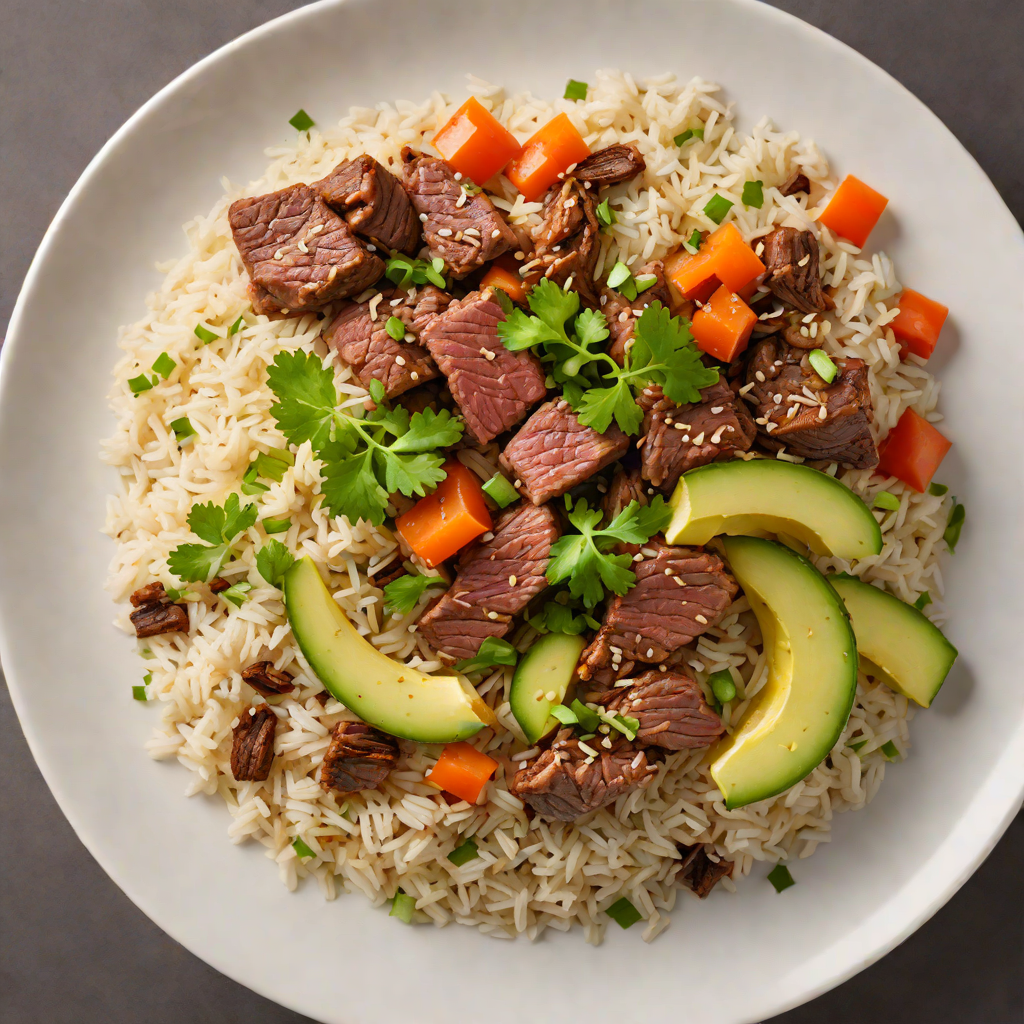 Cross-Border Spiced Beef and Rice Bowl