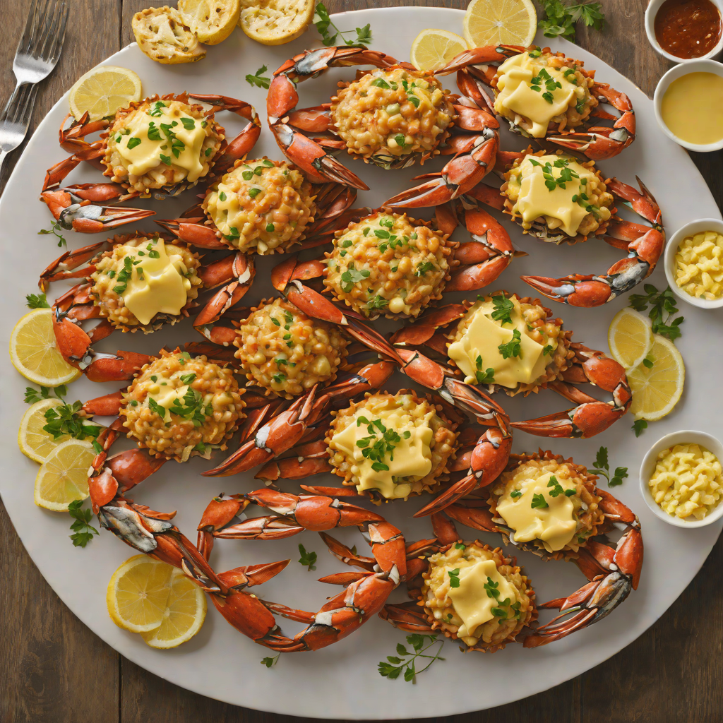 Steamed Maryland Hard Shell Crabs with Old Bay Butter
