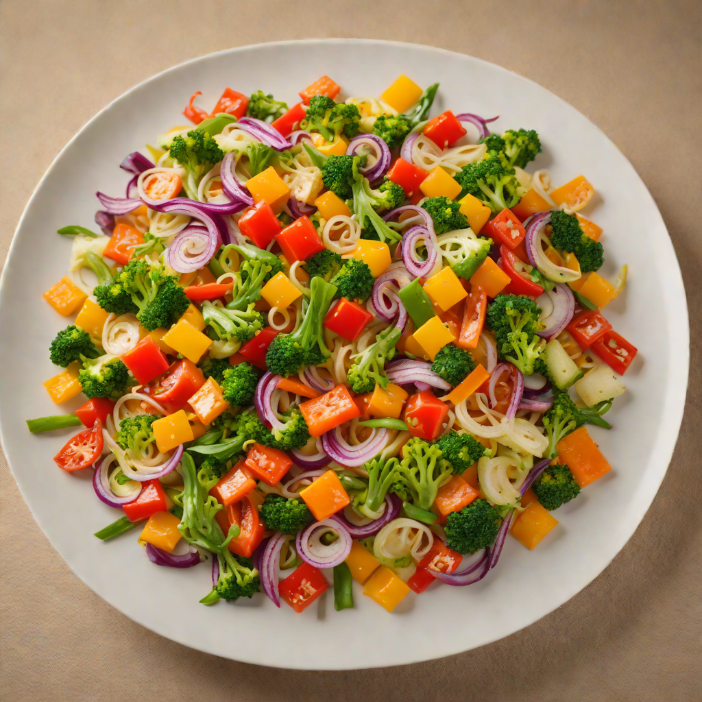 Stir-Fried PETG Resin Vegetable Medley