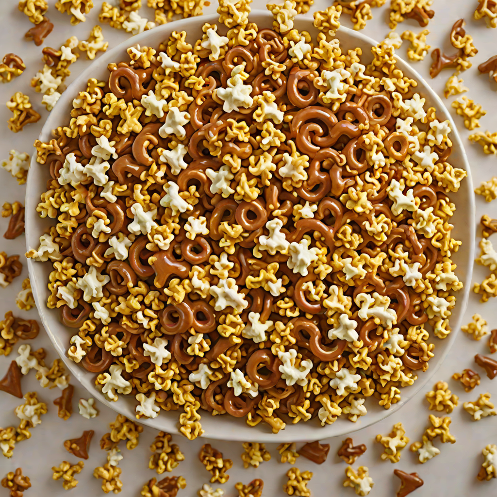 Fun-Themed Spiced Caramel Popcorn Mix