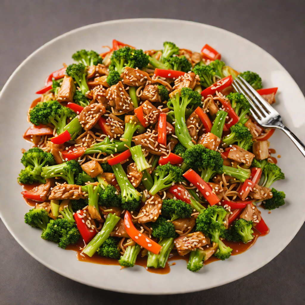 Hidden Vegetable Stir-Fry with Spicy Garlic Sauce