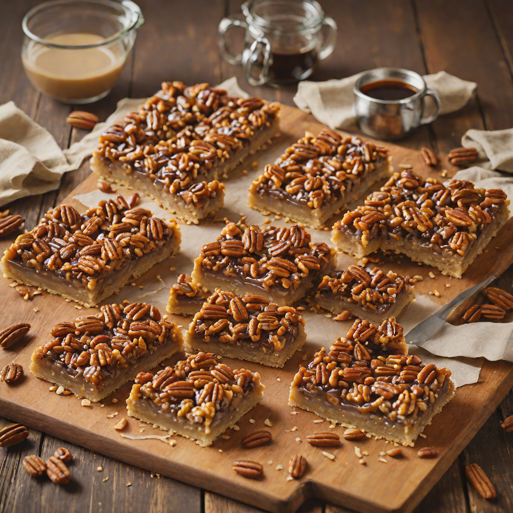 Carbondale-Inspired Pecan Pie Bars with Bourbon Maple Glaze