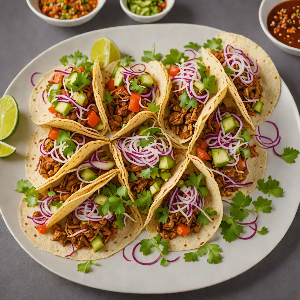 Spicy Asian-Inspired Pork Tacos with Pickled Vegetables