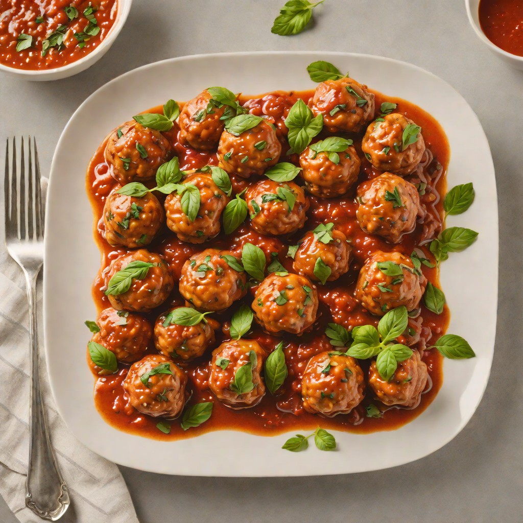 Stovetop Turkey Meatballs in Tomato Basil Sauce