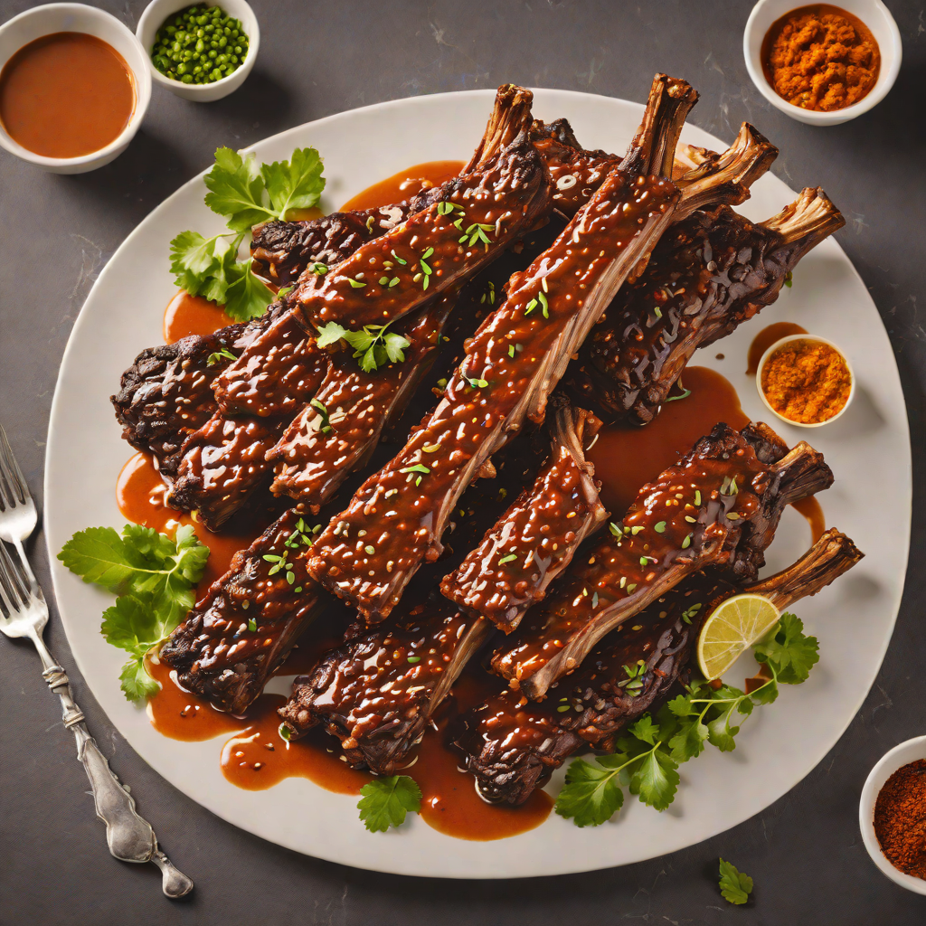 Slow-Cooked Beef Back Ribs with Smoky Paprika Glaze