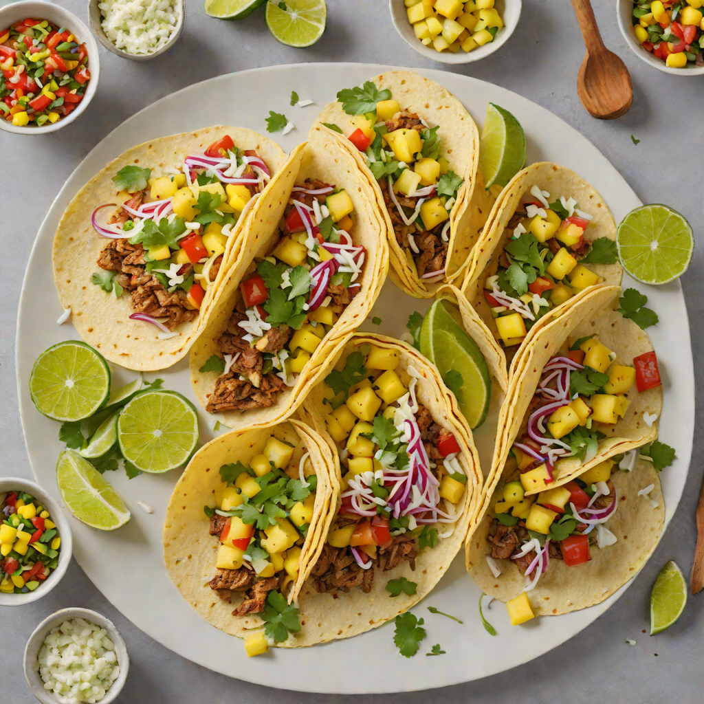 Caribbean-Spiced Pork Tacos with Pineapple Salsa