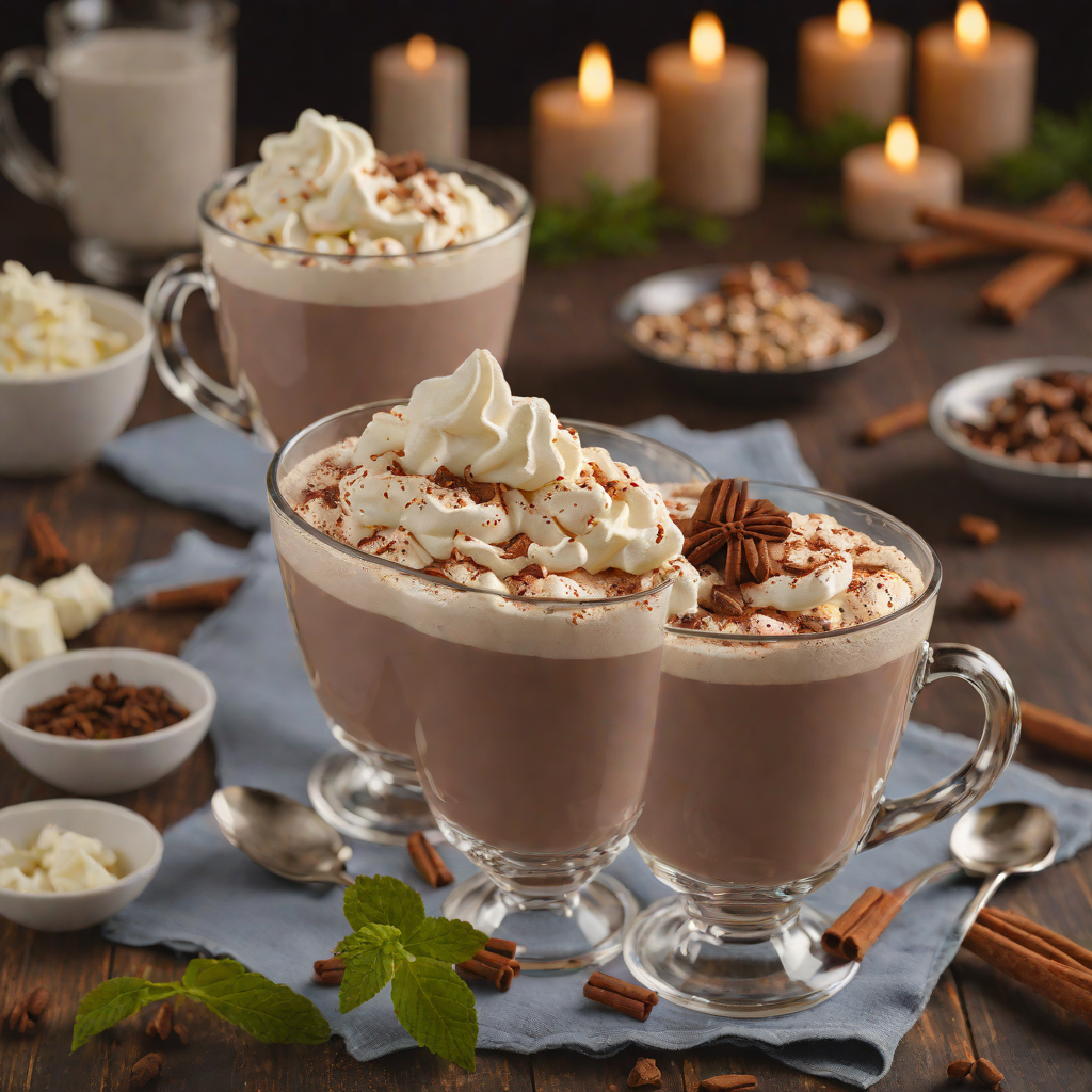 Winter-Spiced Hot Cocoa with Whipped Cream