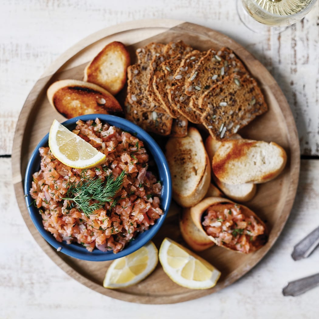 Smoked Salmon & Stone Ground Mustard Tartare