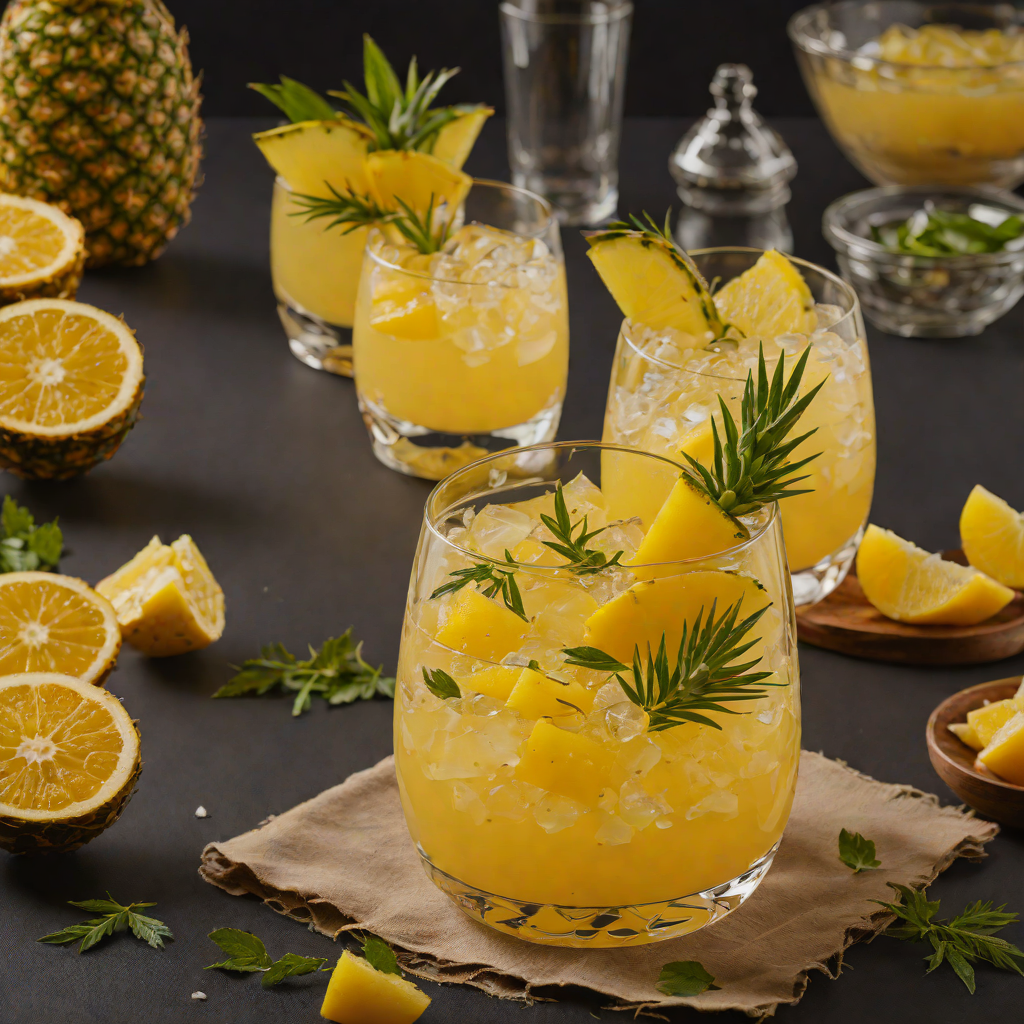 Rum-Spiced Pineapple and Citrus Punch