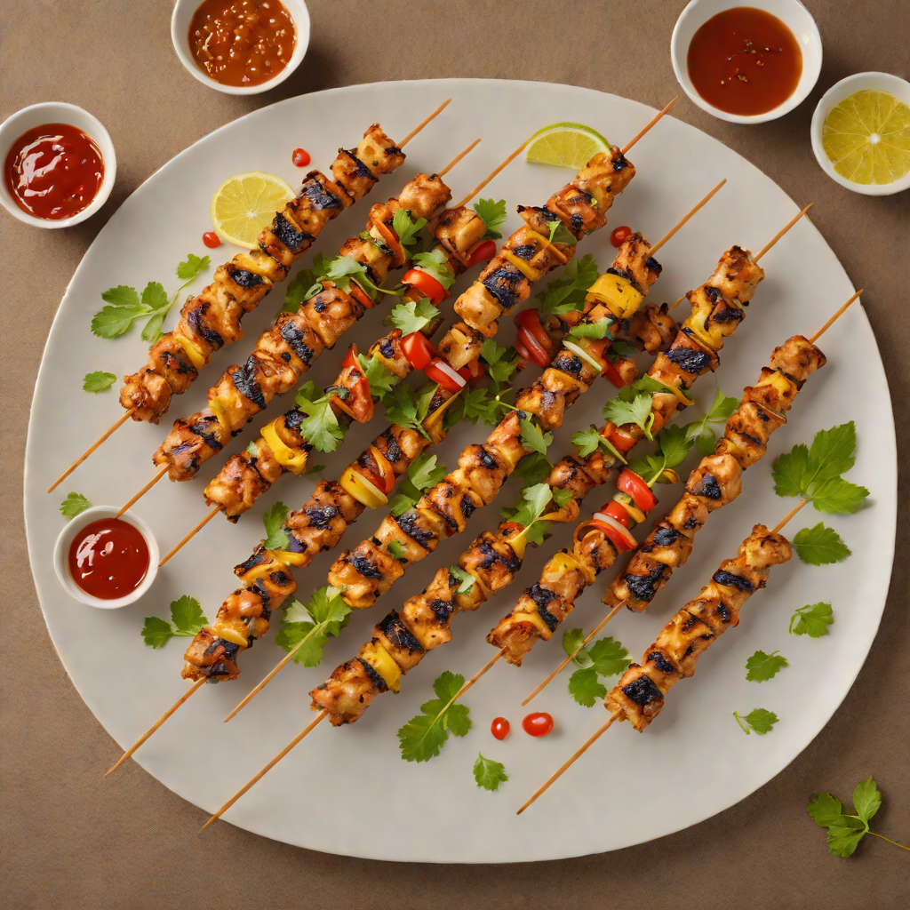 Xinjiang-Inspired Cumin-Spiced Grilled Chicken Skewers