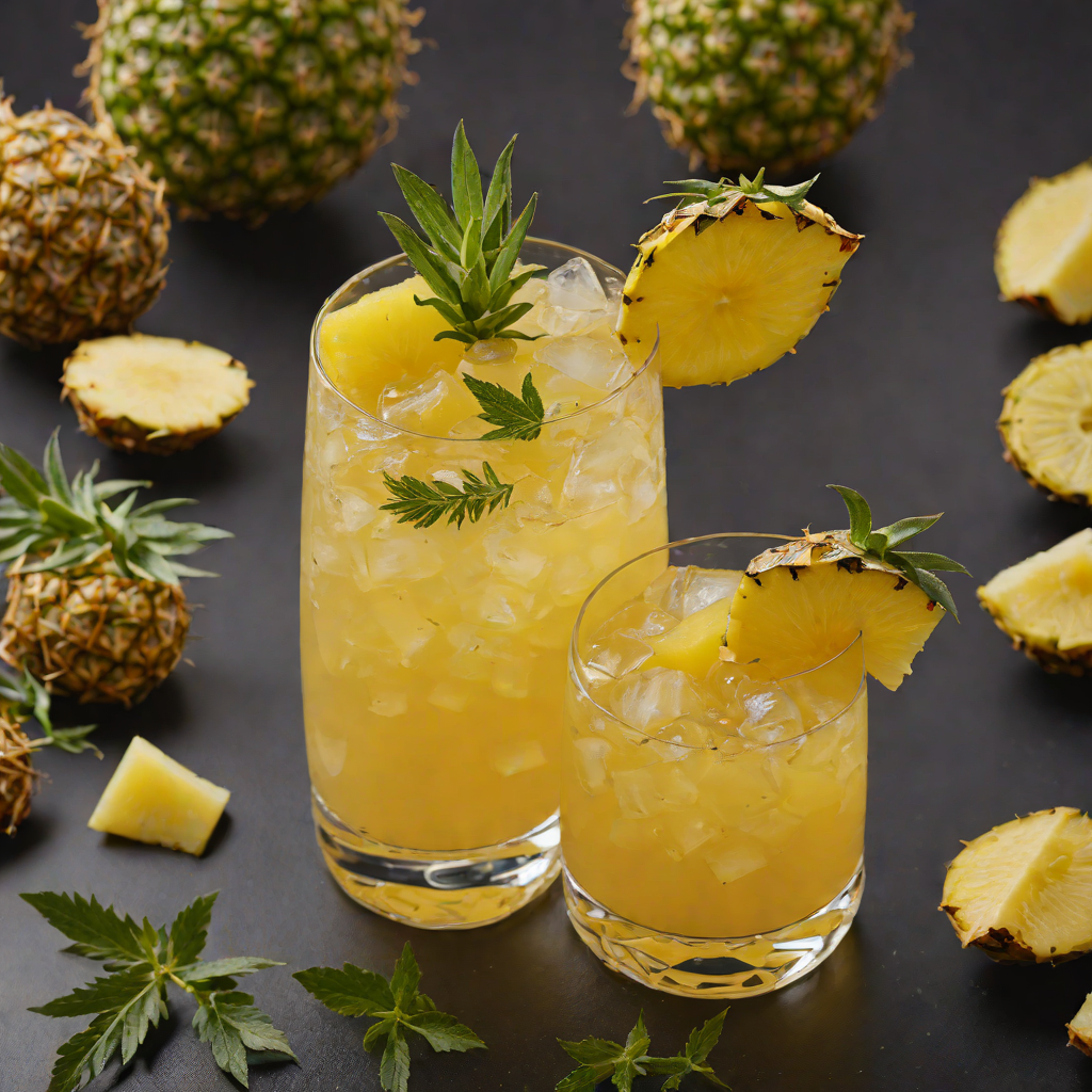 Rum-Infused Pineapple and Ginger Punch