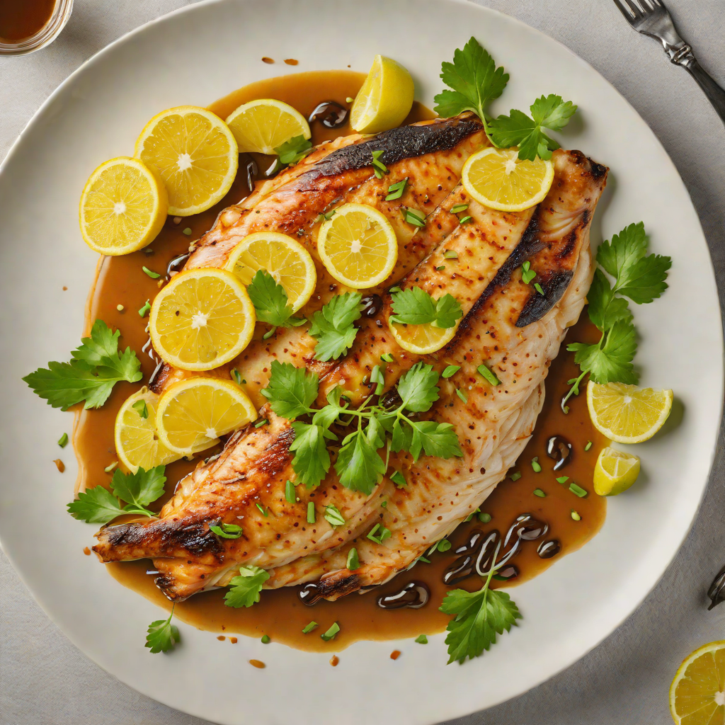 Pan-Seared Tilapia with Calamansi Soy Glaze