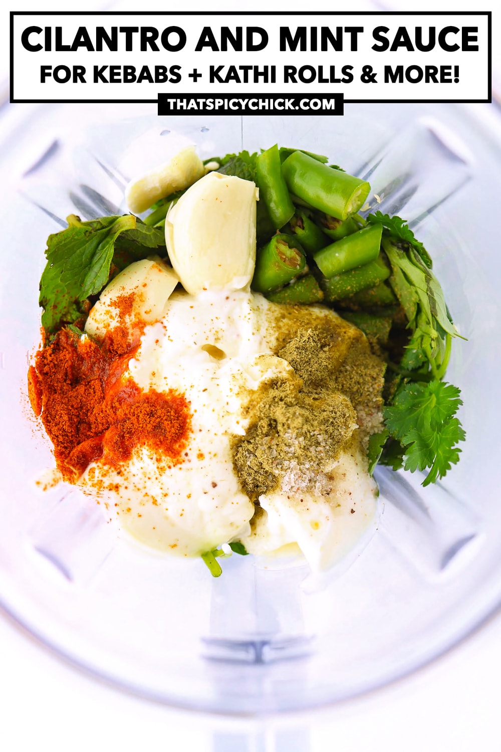 Mint & Cilantro Vinagrete