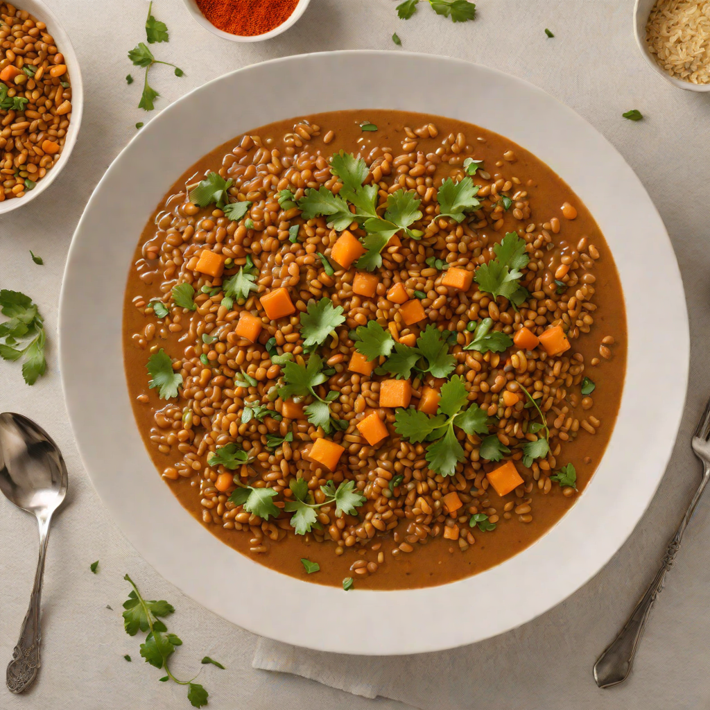 Ethiopian-Inspired Spiced Lentil Stew with Red Lentils and Berbere