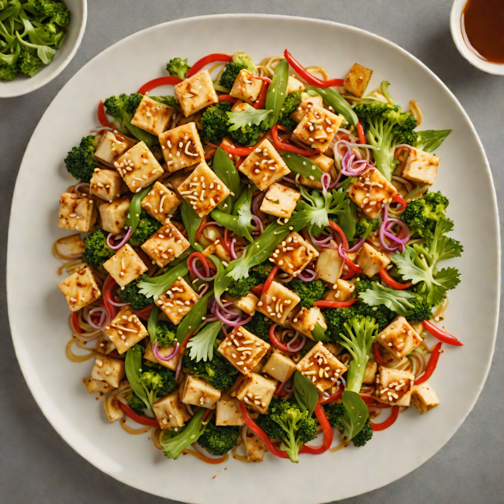 Hidden Veggie Stir-Fry with Tofu and Garlic Ginger Sauce