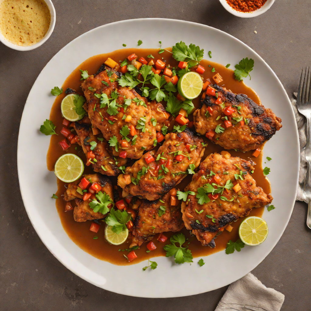 Deep-Fried Ethiopian Tilapia with Berbere and Garlic Sauce