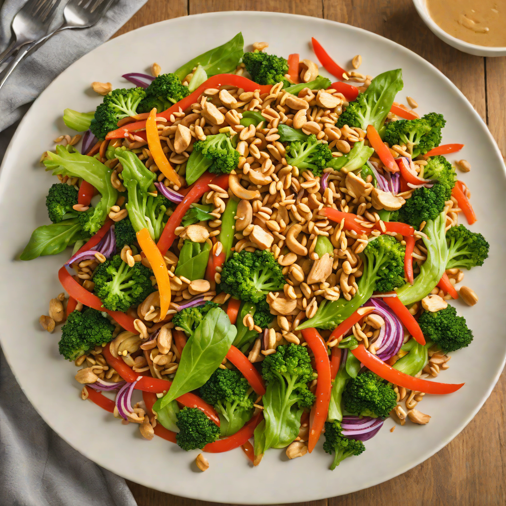 Veggie-Packed Stir Fry with Peanut Sauce