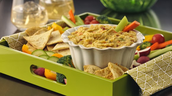 Critter Cutout Vegetable Shapes with Hummus