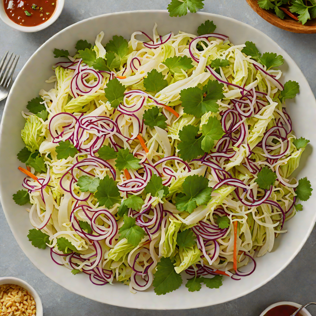 Vinegar-Pickled Spicy Cabbage Slaw