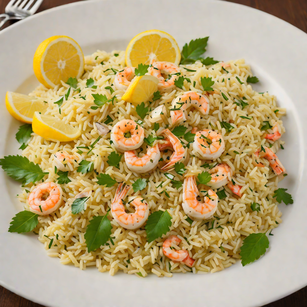 Lemon-Garlic Italian Seafood Risotto with White Wine