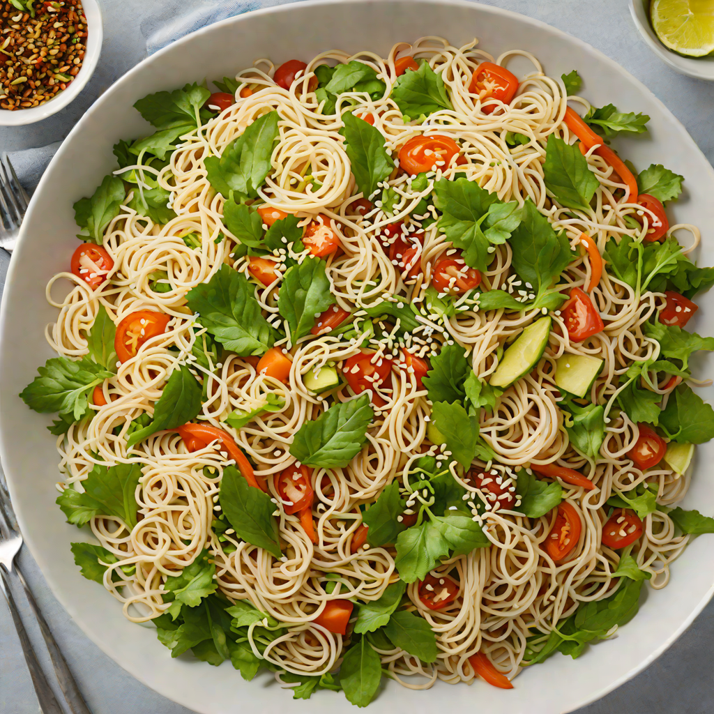 No-Oil Asian Sesame Noodle Salad