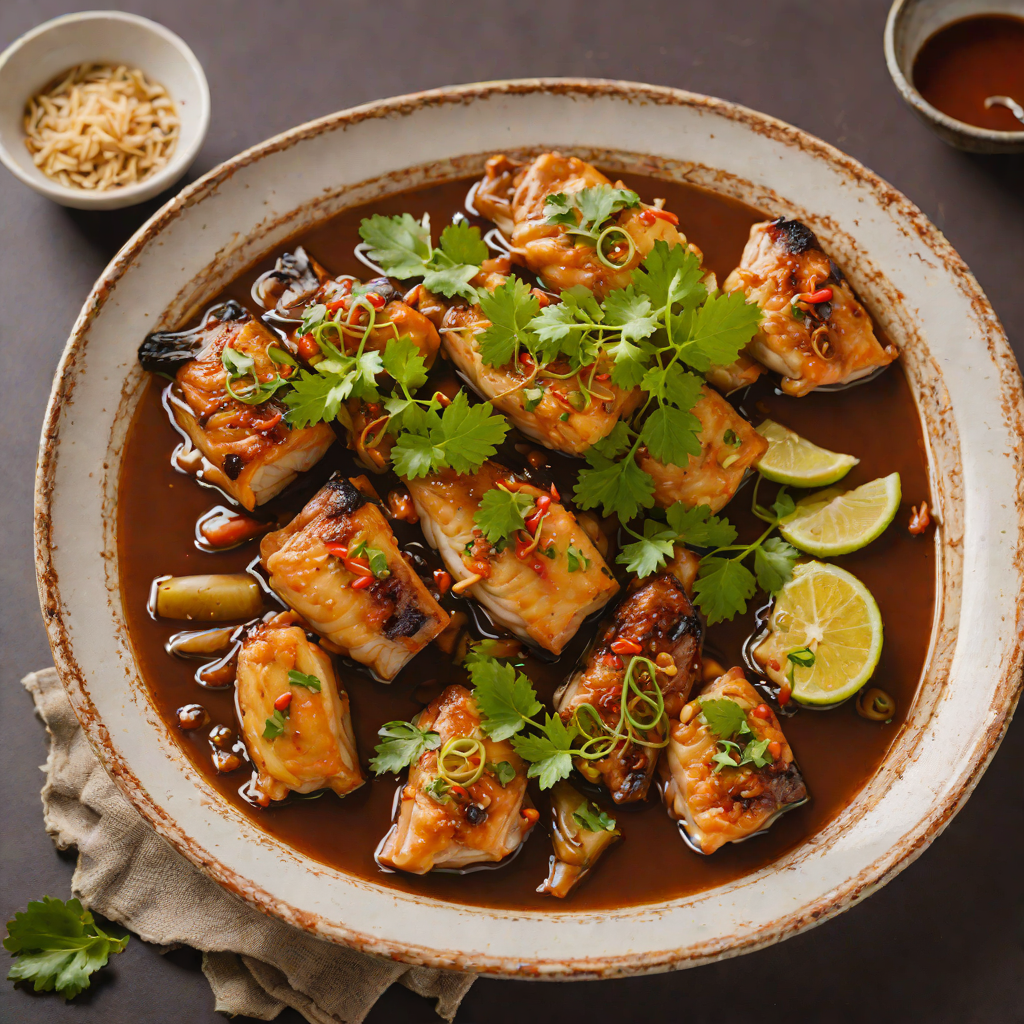 Braised Vietnamese Caramelized Fish in Clay Pot