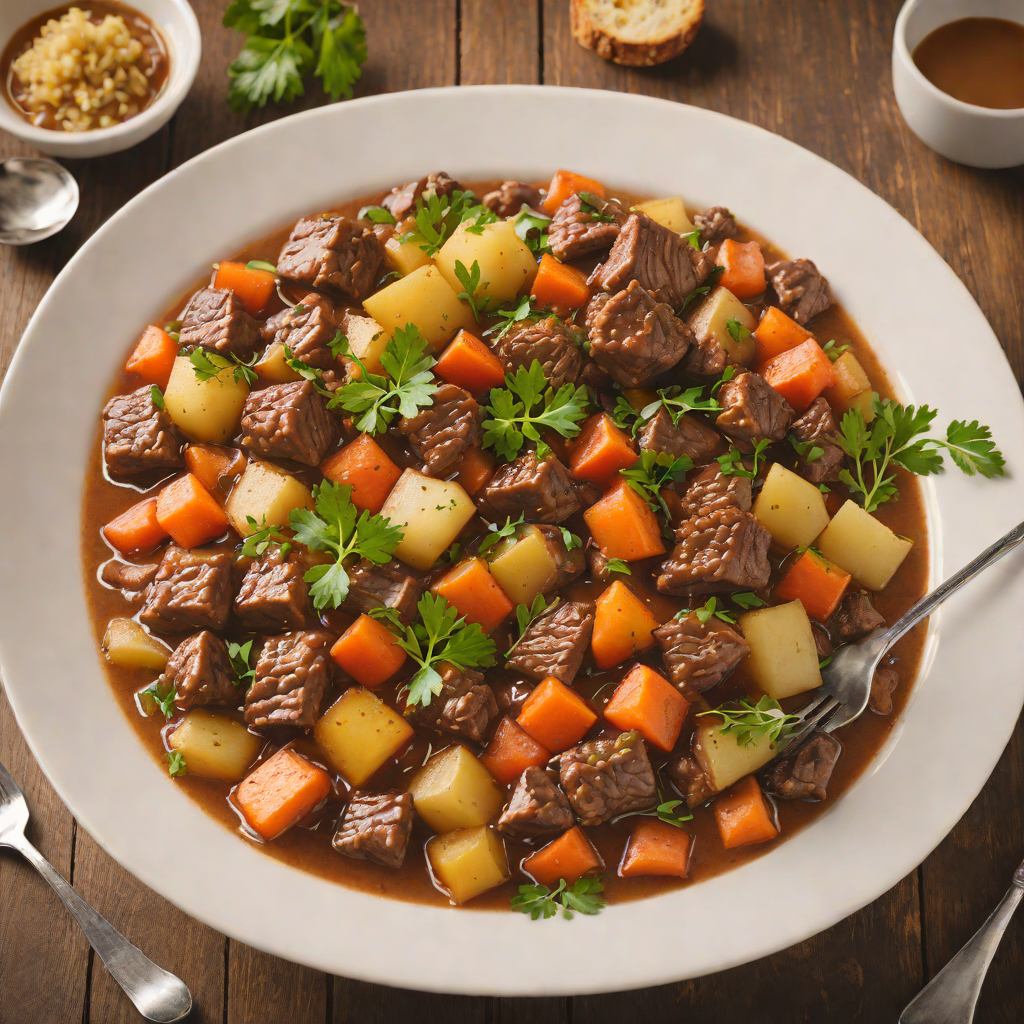 Hearty Beef Stew with Root Vegetables
