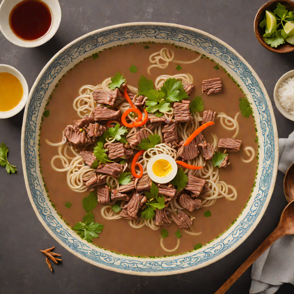 Pho Broth Simmered Beef Noodle Soup