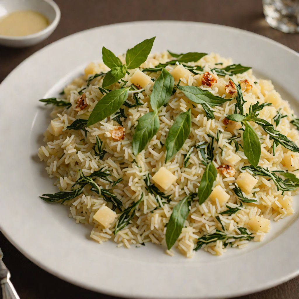 Parmesan and Herb Risotto with Crispy Sage