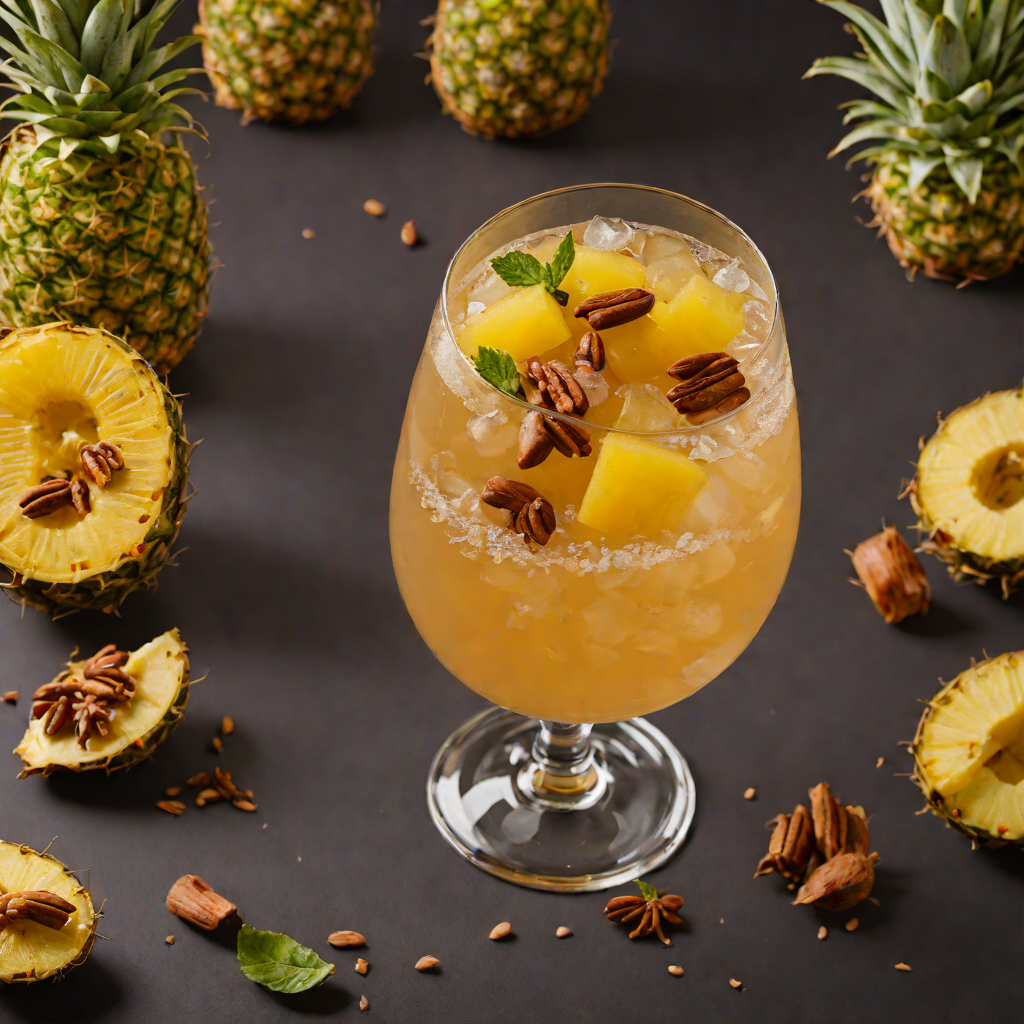 Tamarind and Pineapple Caribbean Rum Punch