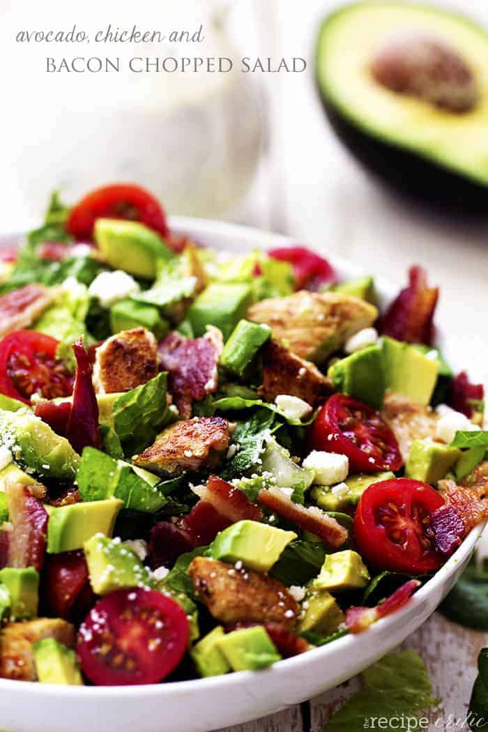 Bacon-Wrapped Chicken & Avocado Salad