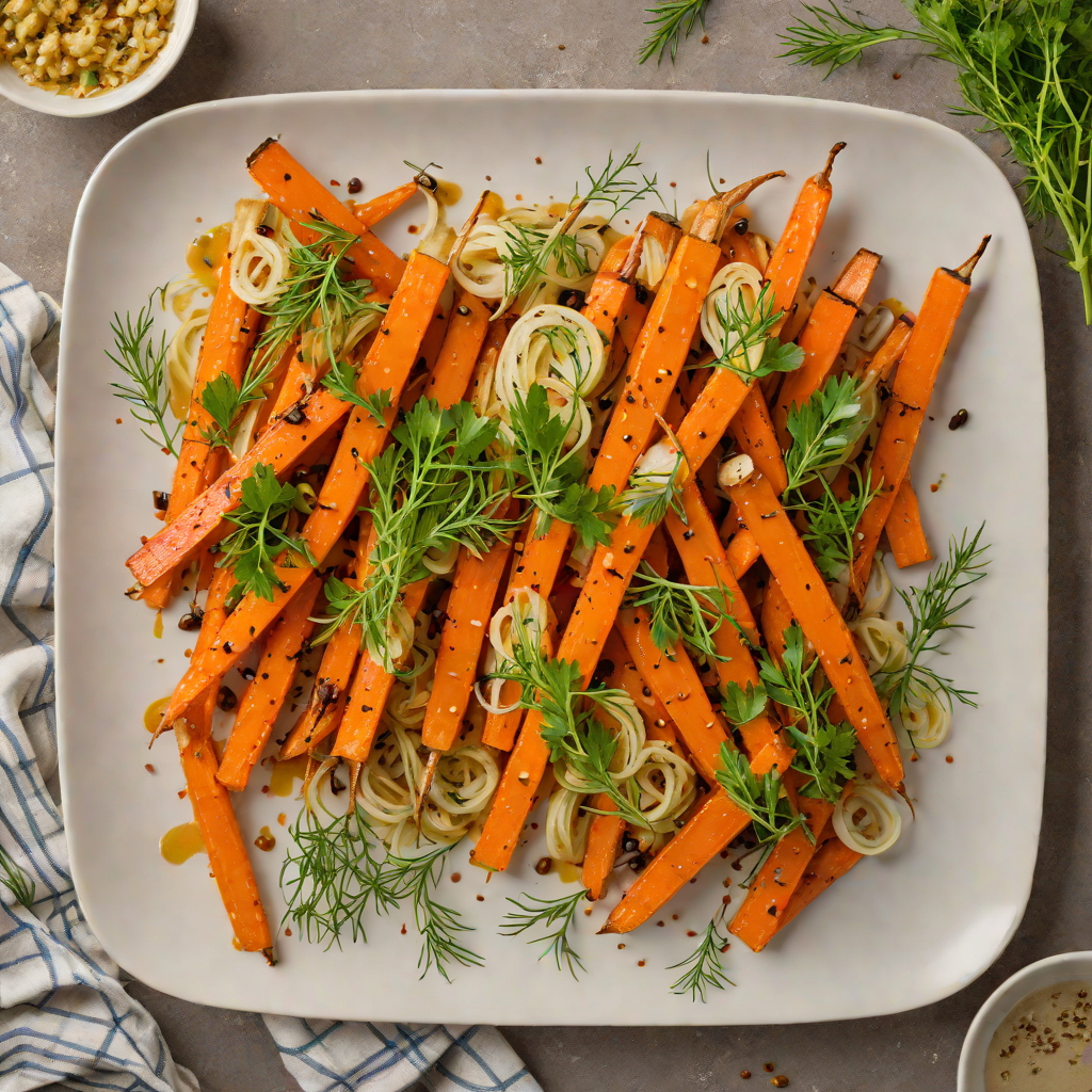 Honey-Glazed Carrot and Fennel Sheet Pan Roast