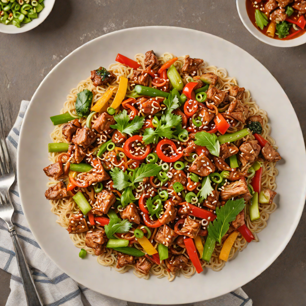 Stovetop Spicy Korean-Style Pork Stir Fry