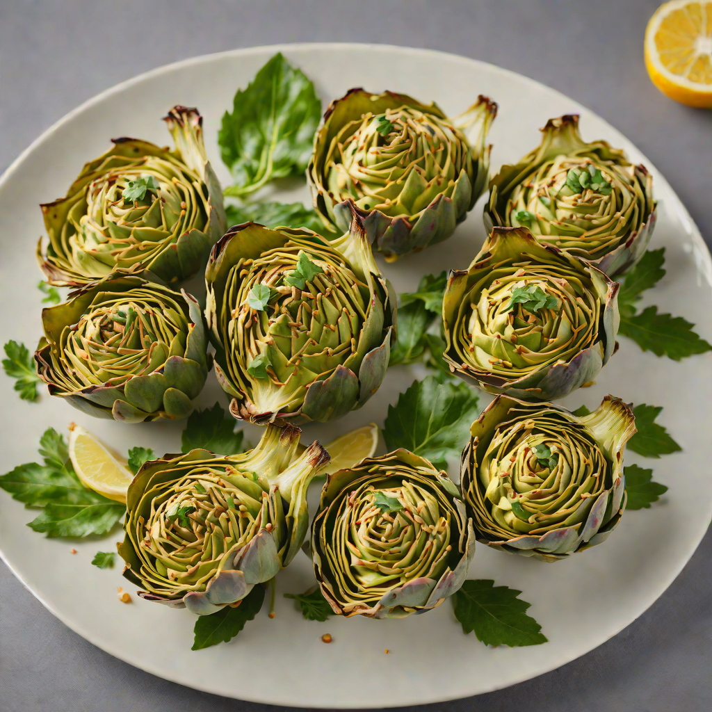 Pan-Seared California Artichokes with Lemon-Garlic Butter