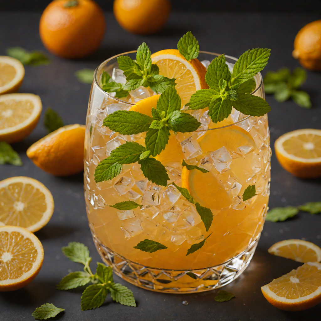 Citrus-Infused Bourbon Smash with Fresh Mint
