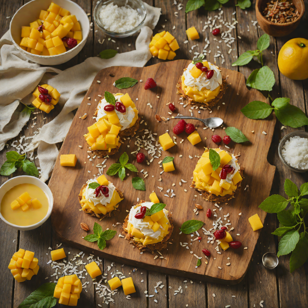 No-Bake Chilled Mango Coconut Dessert