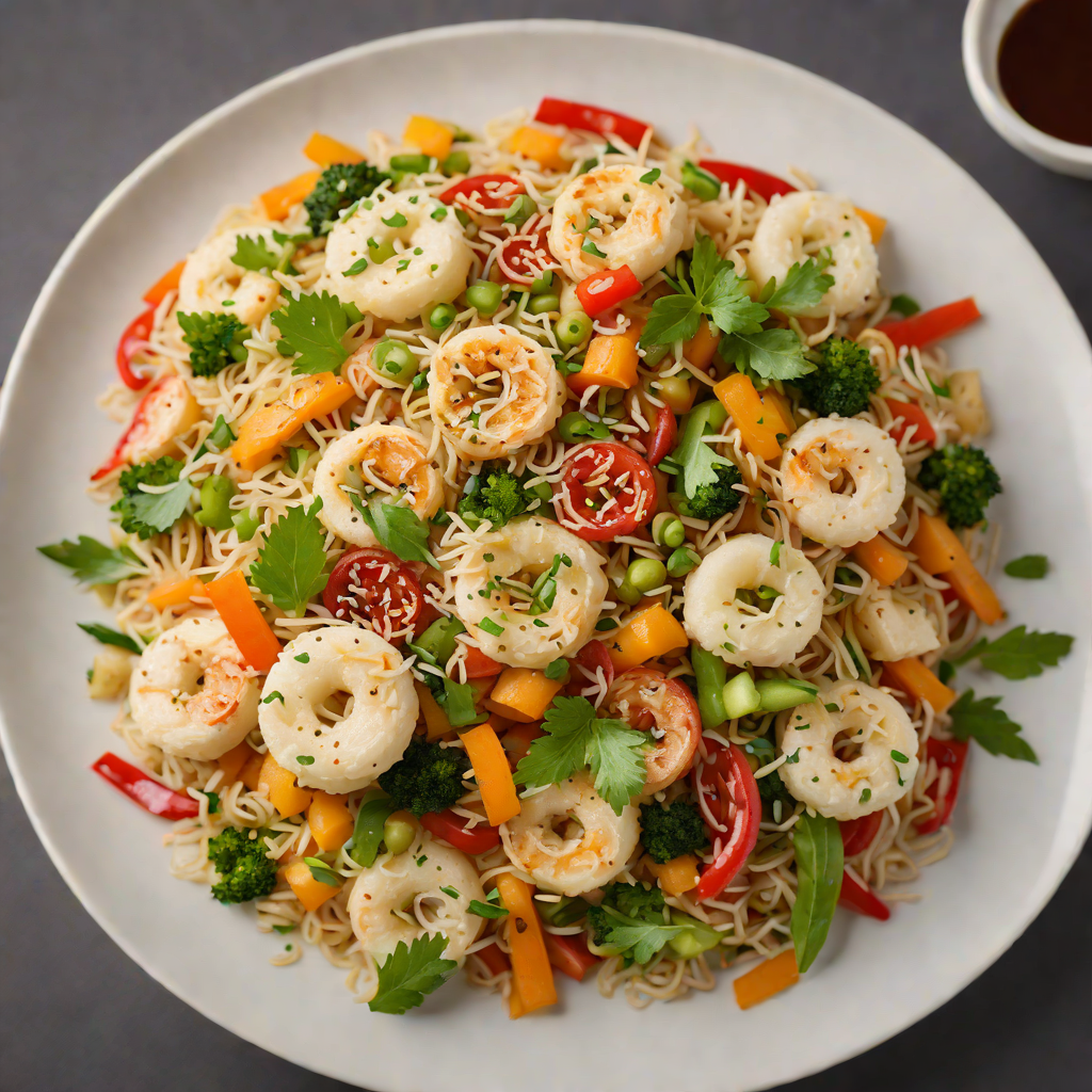 Shanghainese Stir-Fried Rice Cakes with Vegetables