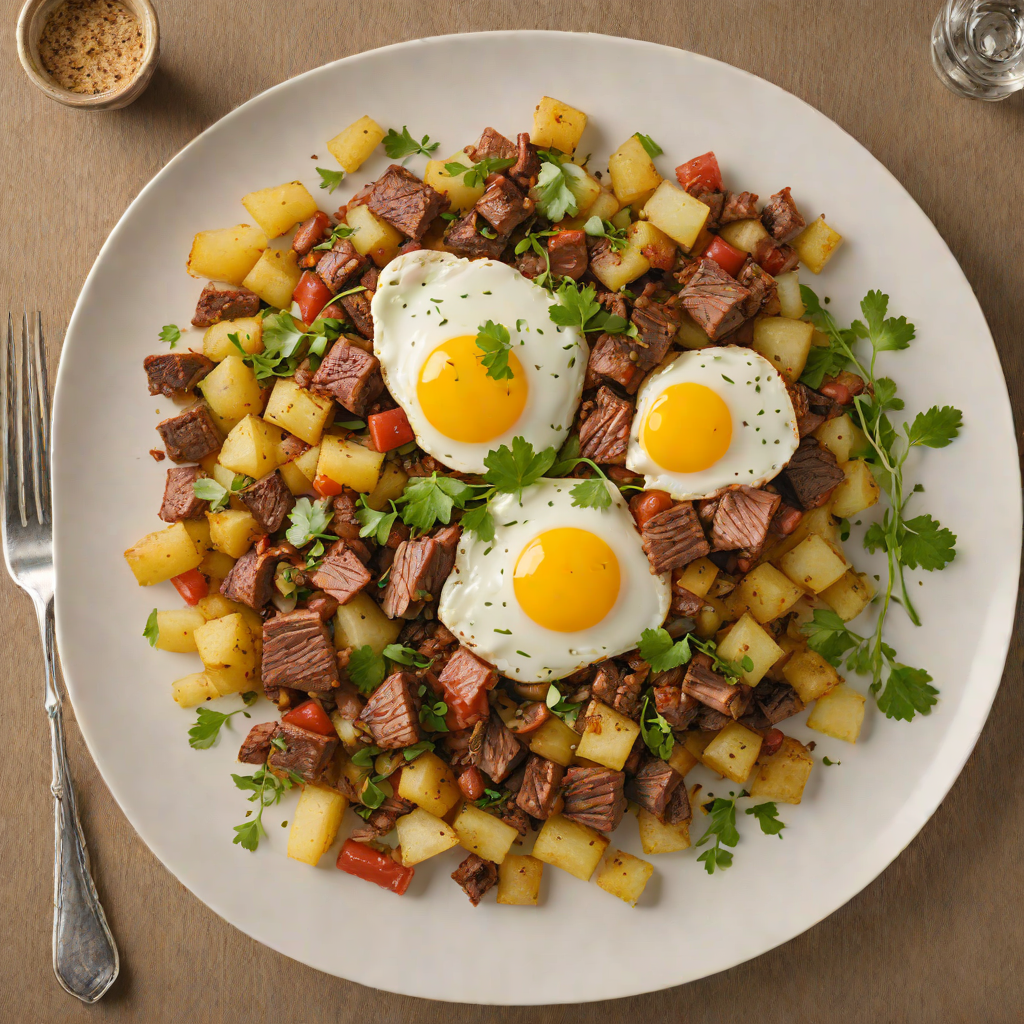 Spiced Beef and Potato Hash
