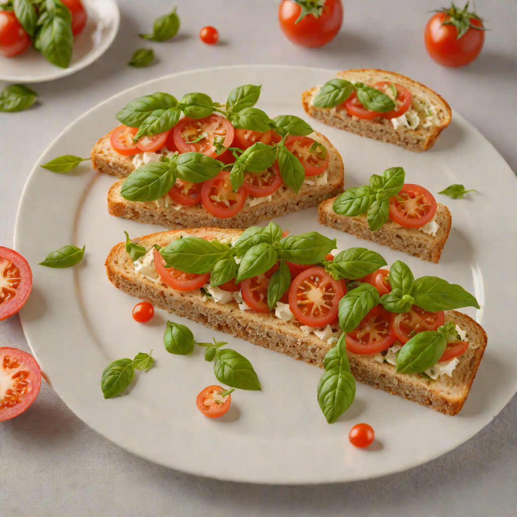 No-Bake Summer Tomato and Basil Sandwich