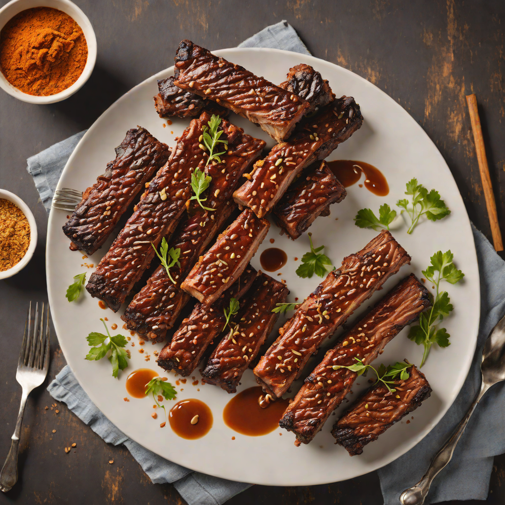 Charred Smoked Ribs with Spiced Dry Rub