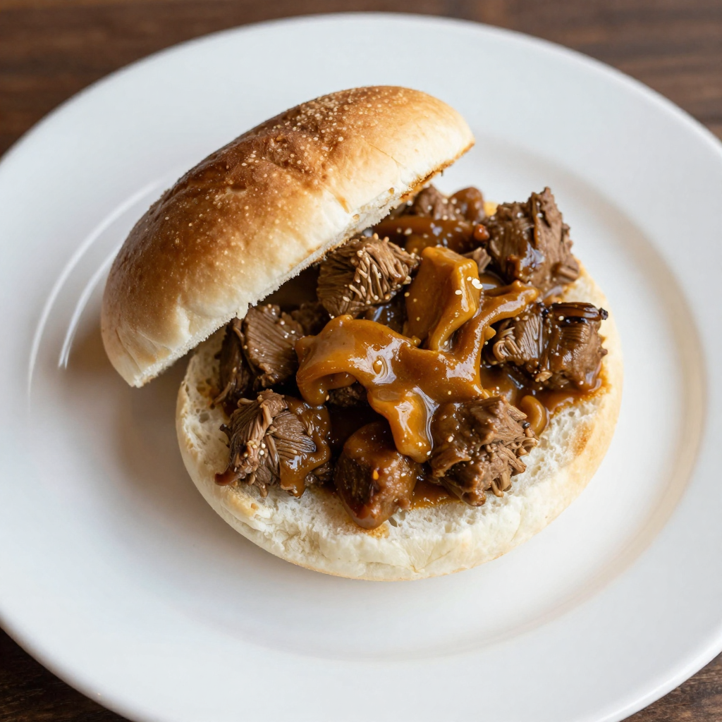Durban Beef Bunny Chow in a Hollowed White Loaf