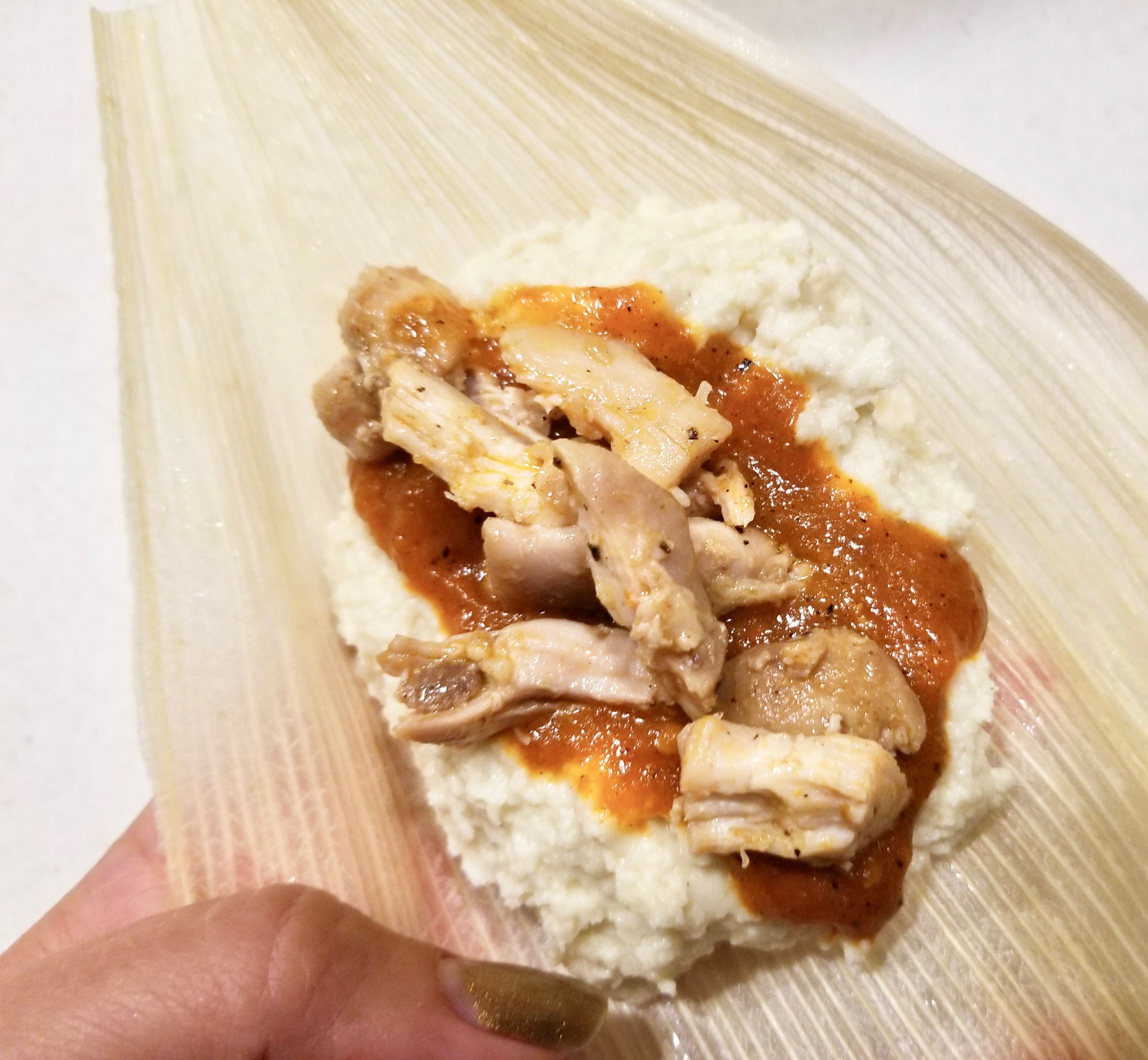 Chuchitos with Chicken and Recado