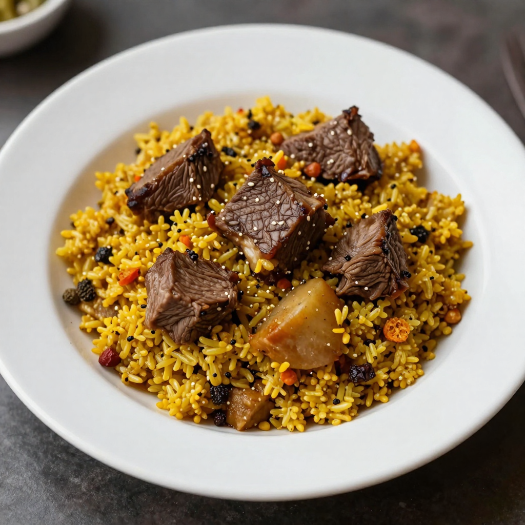 Pilau ya Nyama with Swahili Spices and Beef Chuck