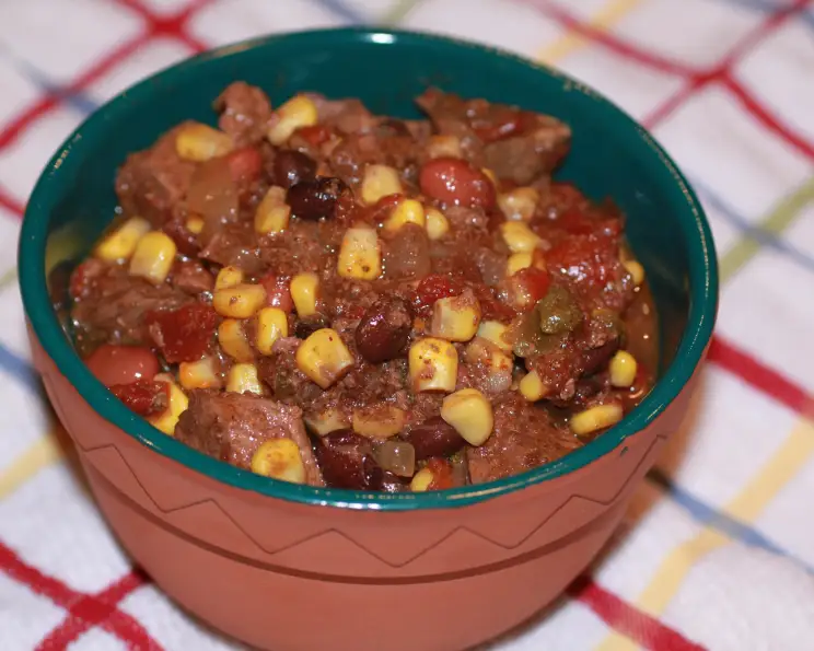 Githeri Maize and Bean Stew with Beef Stew Meat