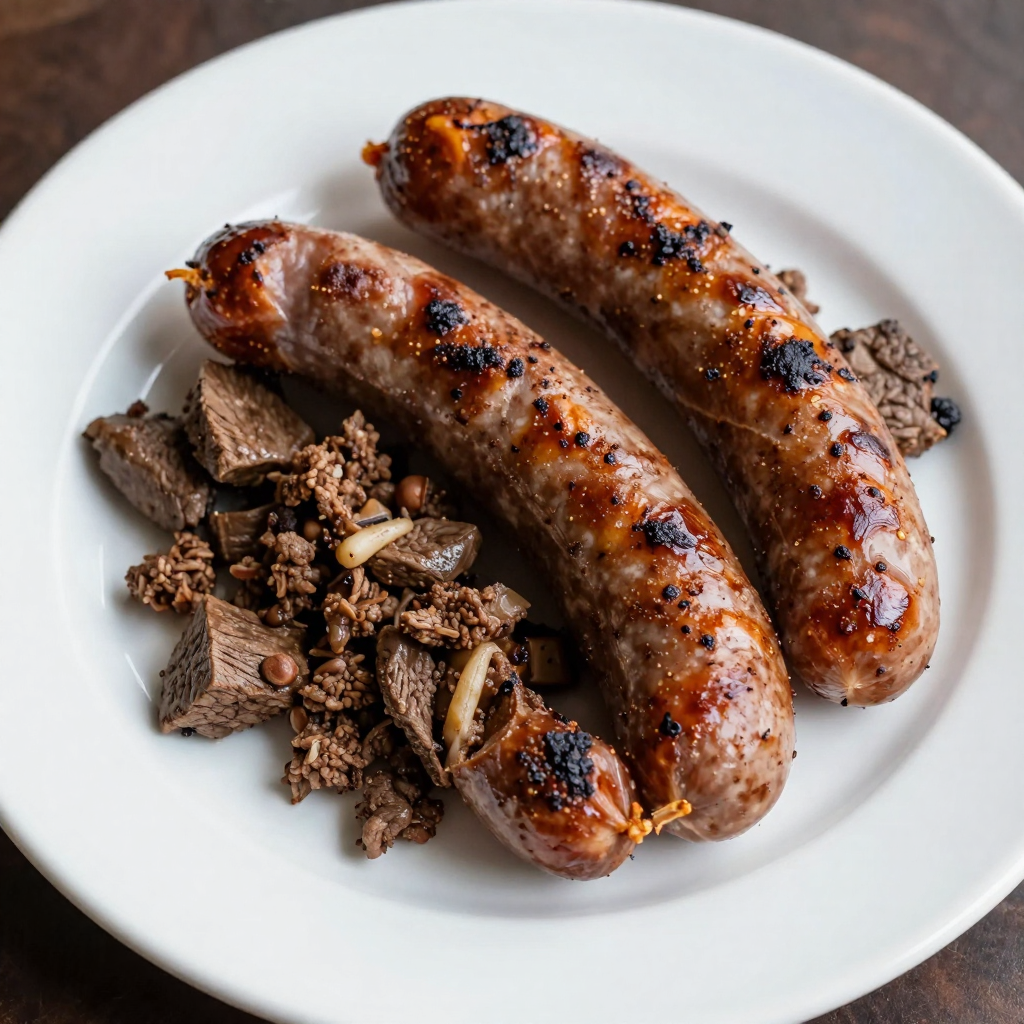 Mutura Kenyan Spiced Sausage with Ground Beef and Beef Liver